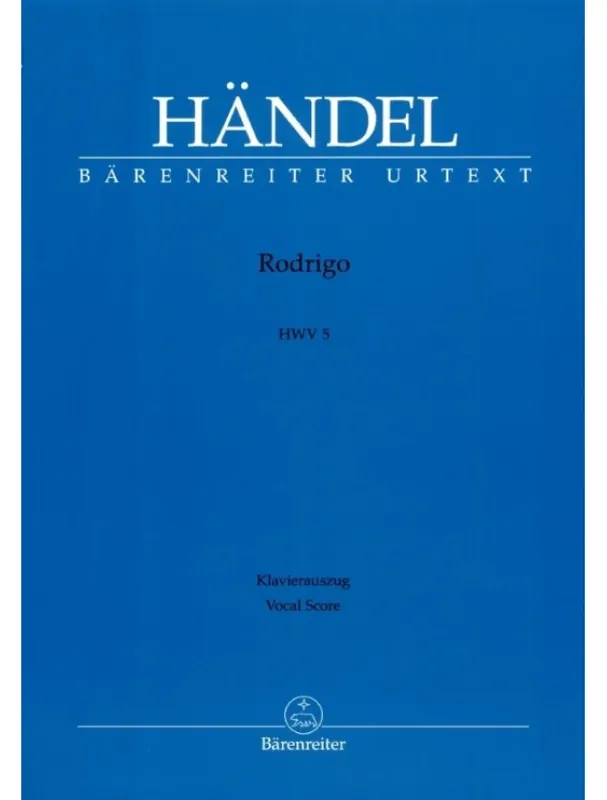 G.F. Händel Rodrigo HWV5 (noty na klavír, zpěv) (noty na klavír, zpěv) Akční Cena