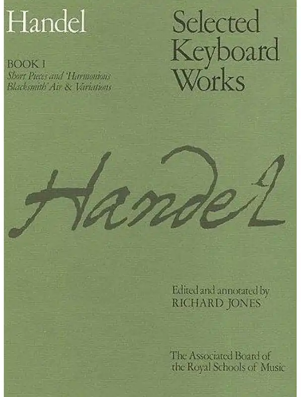 Originální G.F. Handel Selected Keyboard Works - Book I (noty na cembalo, klavír)