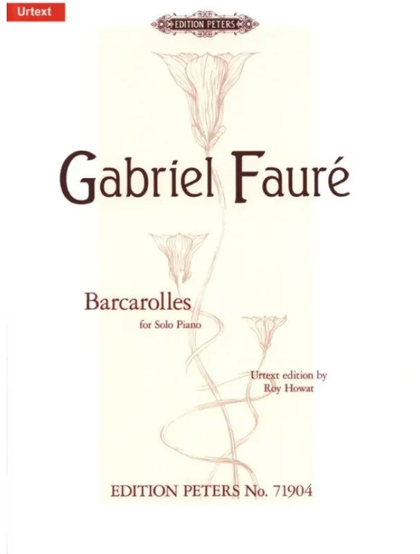 Hit Sezóny Gabriel Fauré Barcarolles (noty pro klavír)