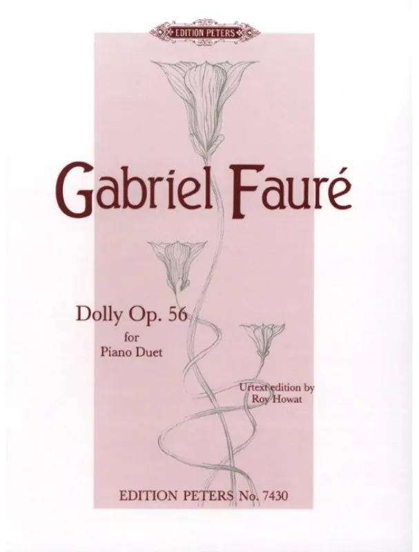 Originální Gabriel Fauré Dolly Op.56 (noty na čtyřruční klavír)