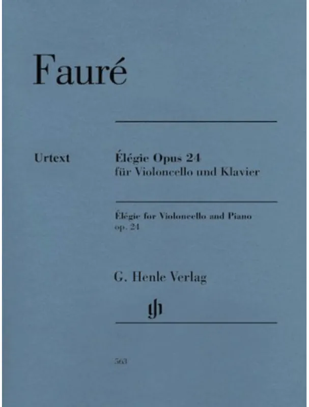 Rychlé Dodání Gabriel Fauré Élégie Op.24 (noty na violoncello, klavír)