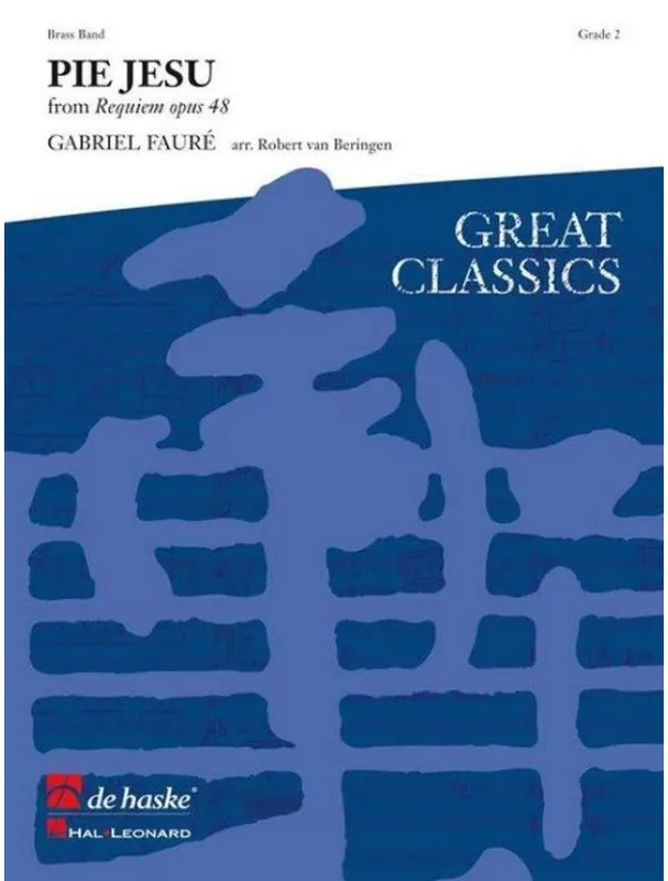 Cenový Hit Gabriel Fauré Pie Jesu (noty pro dechový žesťový orchestr, party, partitura)