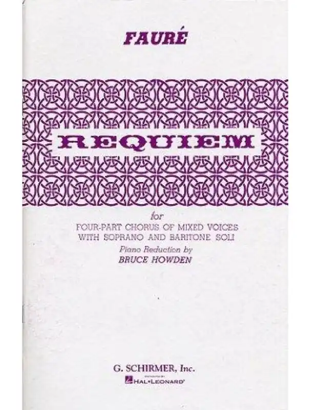 Gabriel Faure Requiem (Vocal Score) (noty na sborový zpěv SATB, klavír) Ověřený