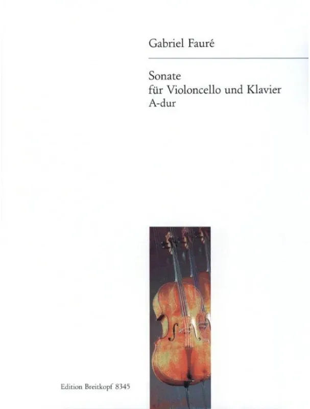 Expresní Doručení Gabriel Fauré Sonate A-dur op.13 (noty na violoncello, klavír)