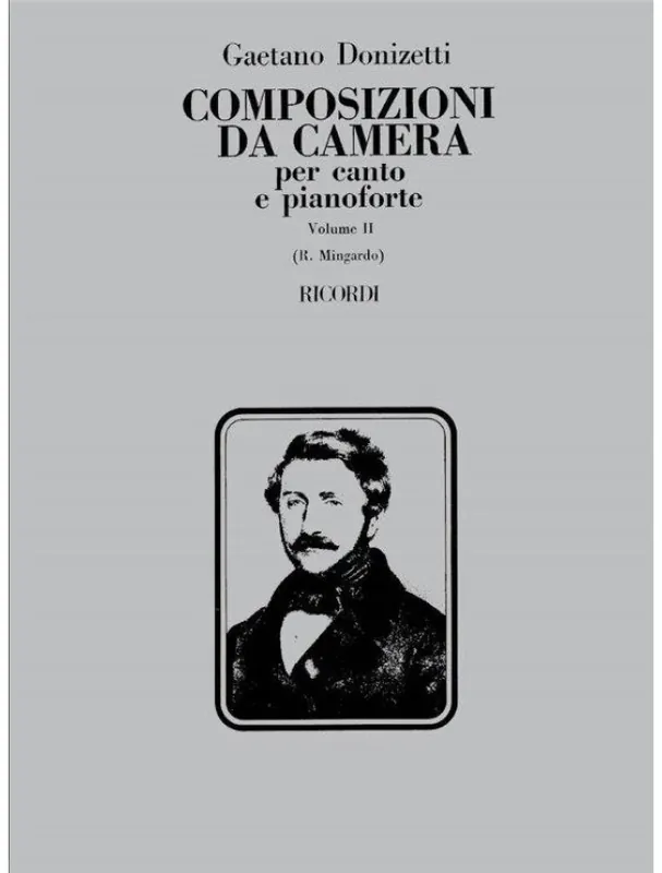 Speciální Cena Gaetano Donizetti 12 Composizioni Da Camera 2 (noty na klavír, zpěv)