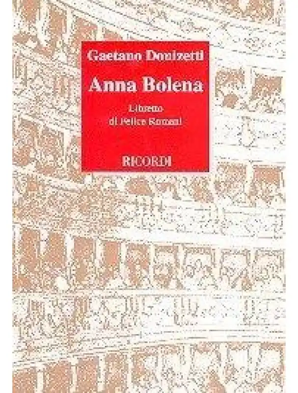 Ověřený Gaetano Donizetti Anna Bolena (operní libreto)
