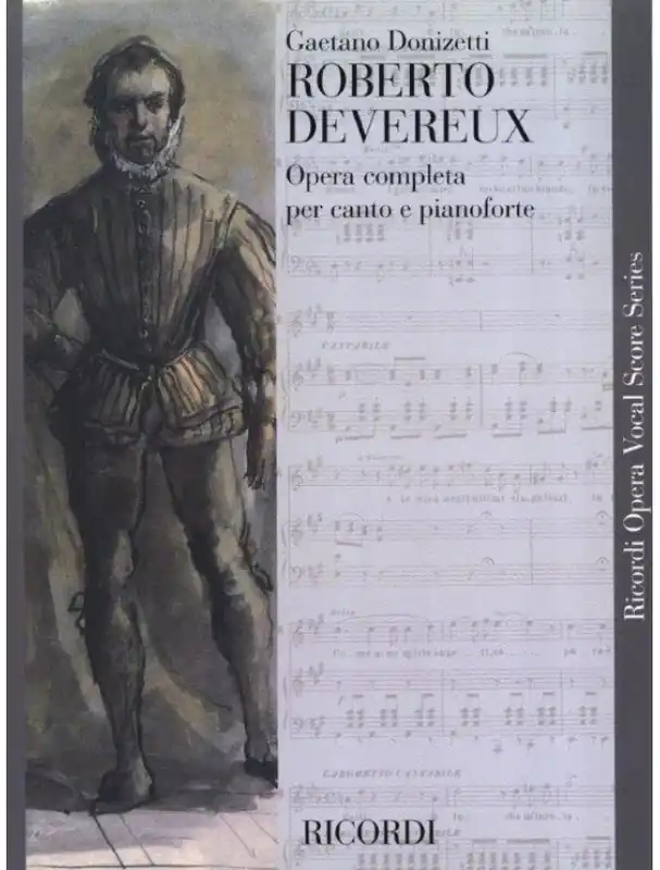 Novinka Gaetano Donizetti Roberto Devereux, IT (noty na klavír, zpěv)