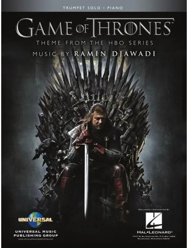 Game of Thrones / Hra o trůny - Theme (noty na trubku, klavír) Speciální Cena