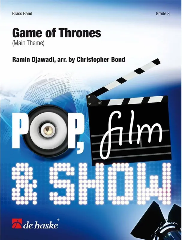 Víkendová Akce Game of Thrones Main Theme (noty pro dechový žesťový orchestr, party, partitura)