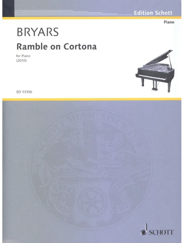 Gavin Bryars Ramble on Cortona (noty na klavír) Cenová Bomba