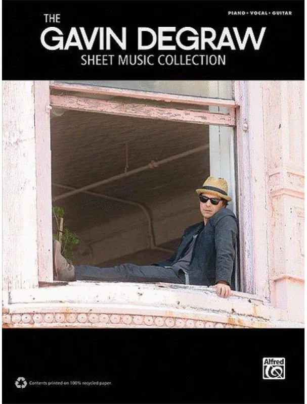 Gavin DeGraw Sheet Music Collection (noty na klavír, zpěv, akordy) Originální