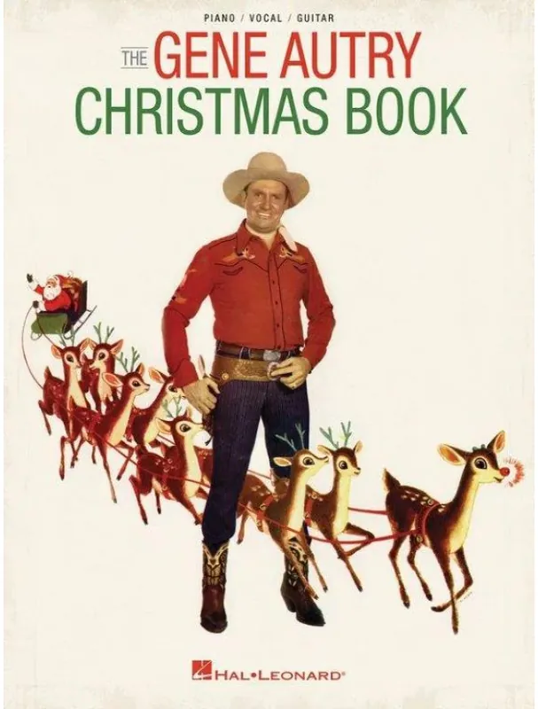 Autentický Gene Autry Christmas Songbook (noty klavír, zpěv, akordy)