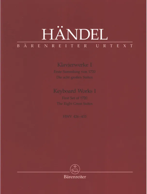 Top Prodej Georg Friedrich Händel Keyboard Works I, HWV 426-433 (noty na klavír)