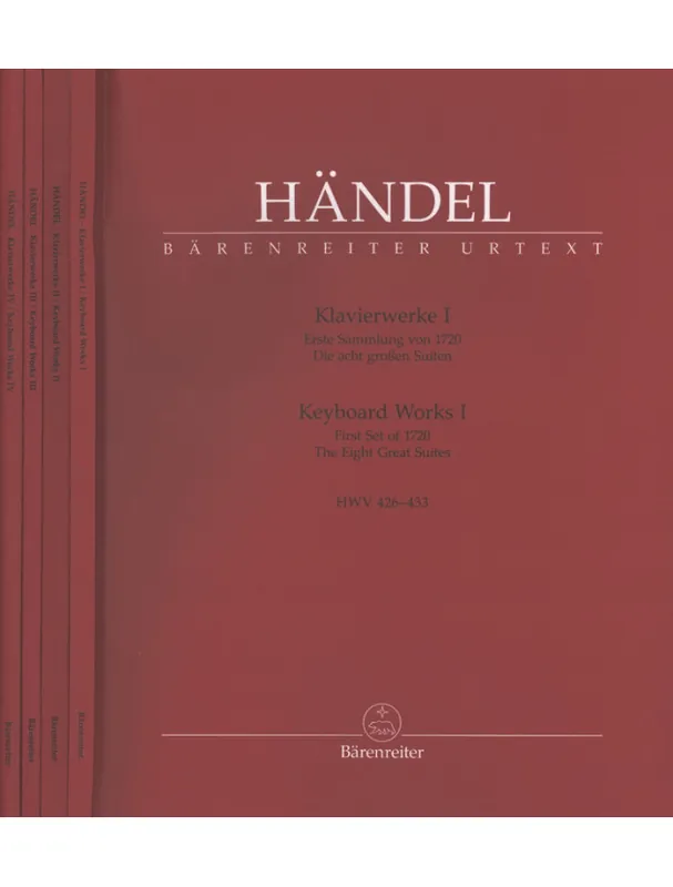 Georg Friedrich Händel Keyboard Works I-IV (noty na klavír) Cenová Bomba