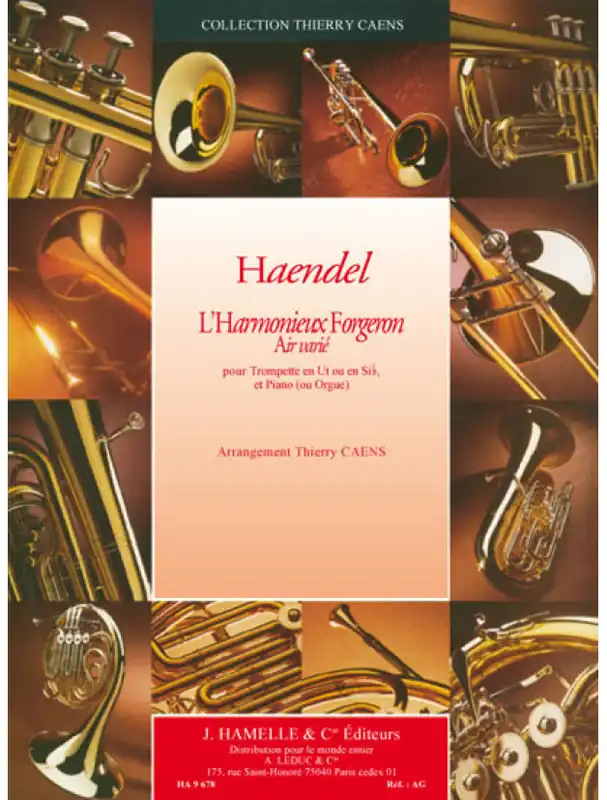 Georg Friedrich Händel L‘harmonieux forgeron (noty na trubku) Bezpečná Platba