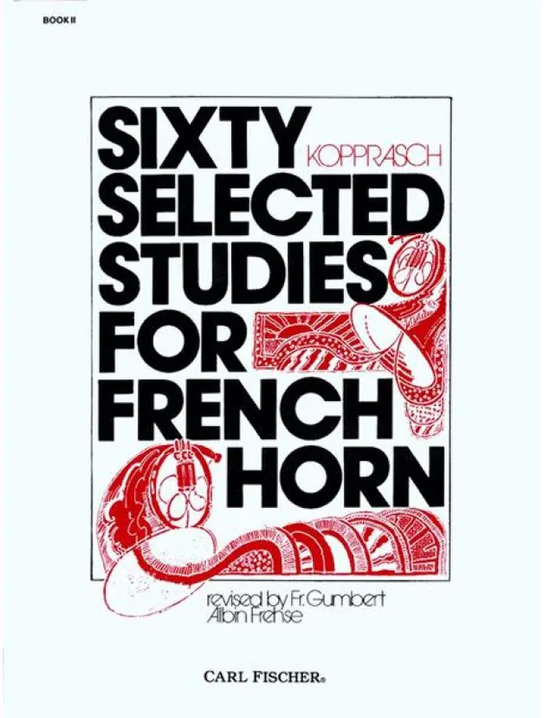 Výprodej Georg Kopprasch 60 Selected Studies for French Horn Book 2 (noty na lesní roh)