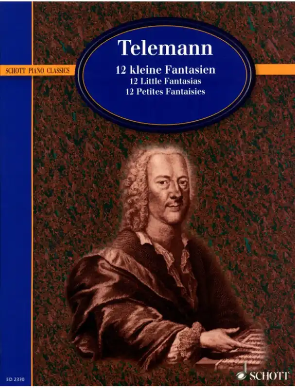 Cenová Bomba Georg Philipp Telemann 12 Little Fantasies (noty na klavír)