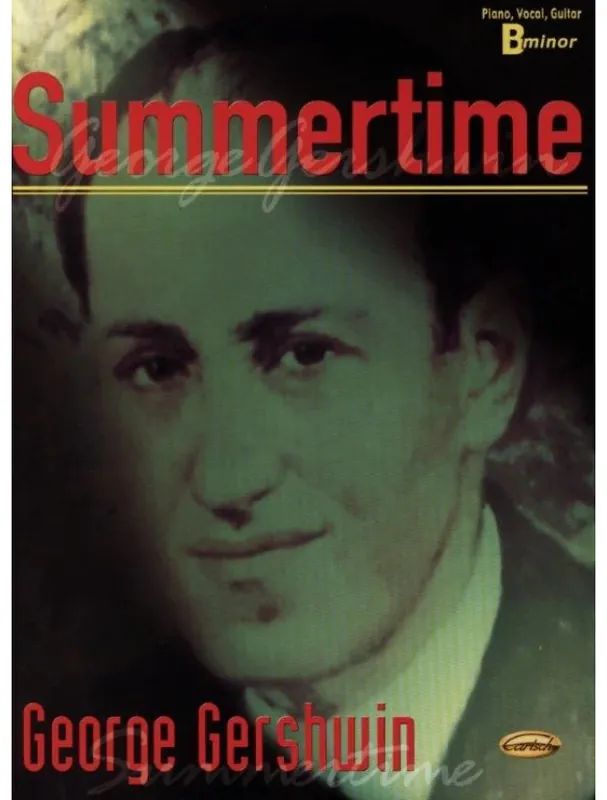 George Gershwin Summertime (noty na klavír, zpěv, akordy) Přímo Od Výrobce