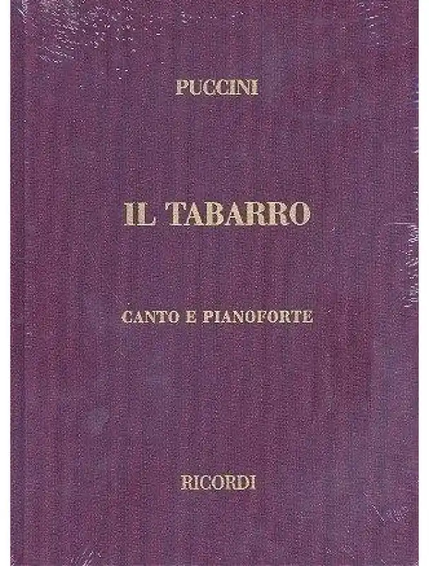 Giacomo Puccini Il Tabarro - IT/ENG, Hardcover (noty na klavír, zpěv) Jen Po Omezenou Doba