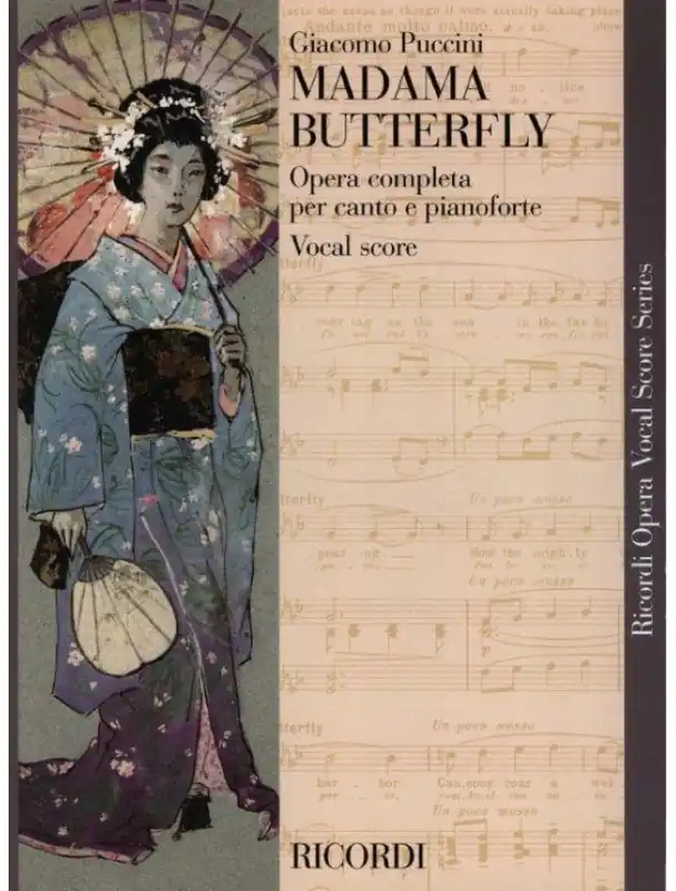Giacomo Puccini Madame Butterfly - IT/ENG (noty na klavír, zpěv) Top Prodej