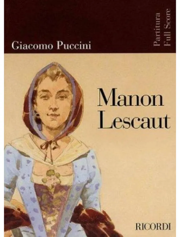 Giacomo Puccini Manon Lescaut (partitura, noty) Top Prodej