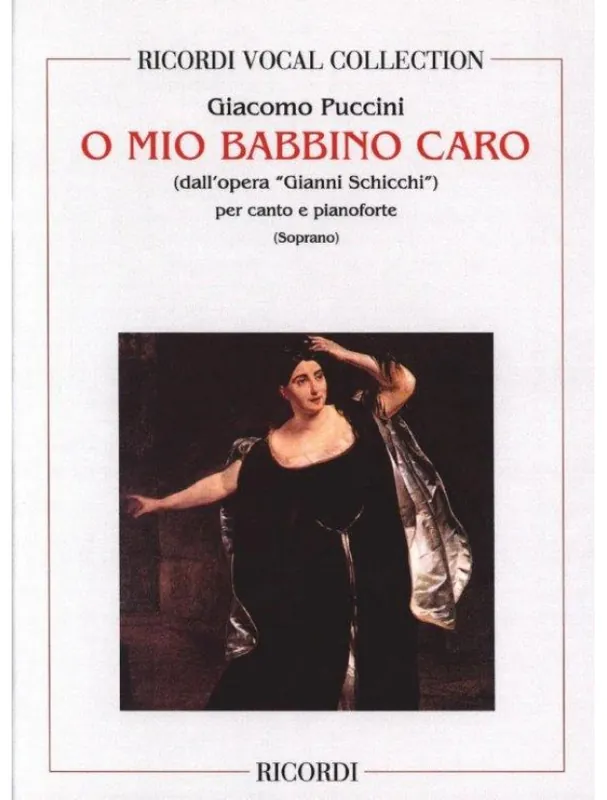 Giacomo Puccini O Mio Babbino Caro (noty na klavír, zpěv) Poslední Šance
