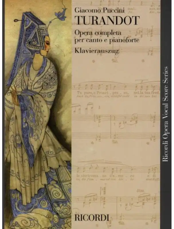 Odeslání Ihned Giacomo Puccini Turandot - IT/GER (noty na klavír, zpěv)