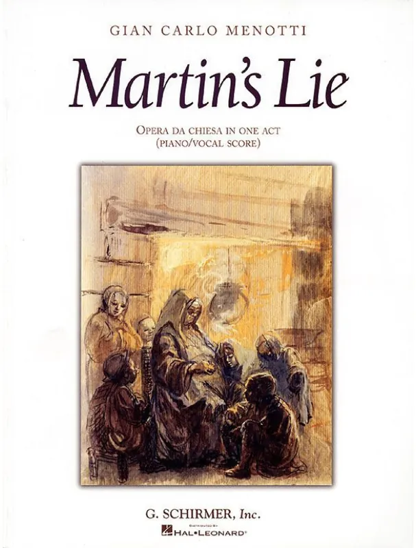 Gian Carlo Menotti Martin‘s Lie (noty na zpěv, klavír) Víkendová Akce