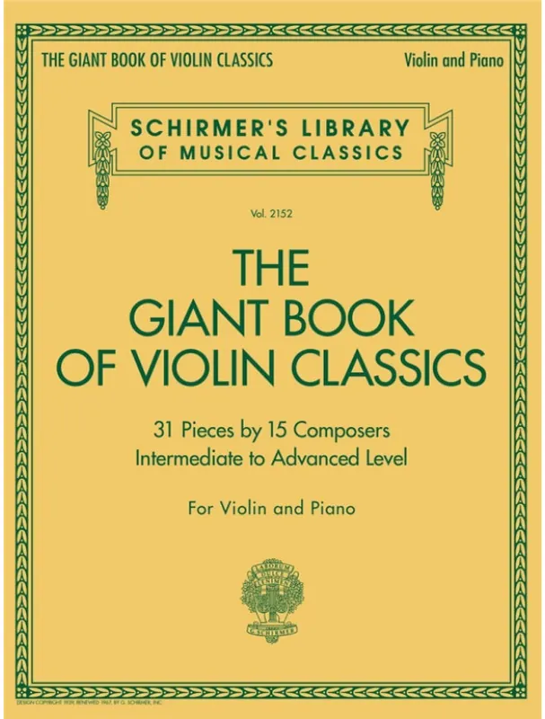 Giant Book of Violin Classics (noty na housle, klavír) Akční Nabídka