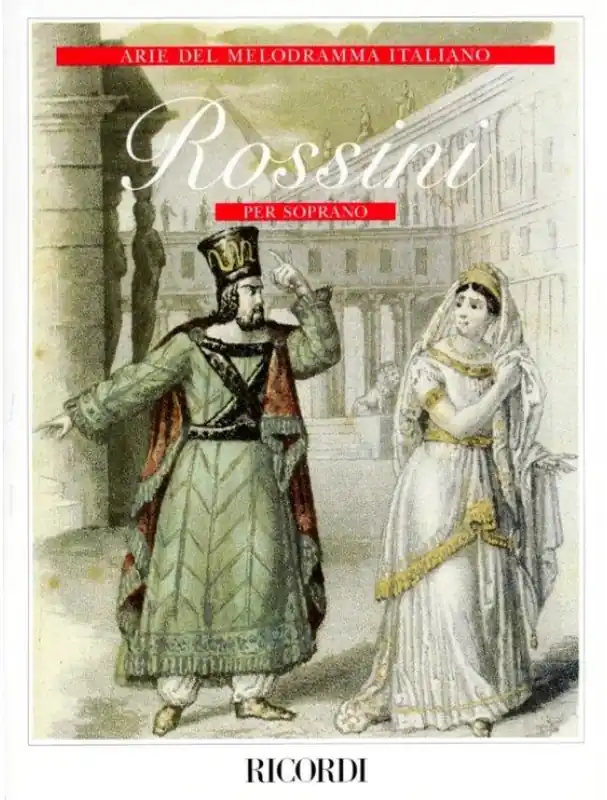 Expresní Doručení Gioachino Rossini Arie Per Soprano (noty na klavír, zpěv)