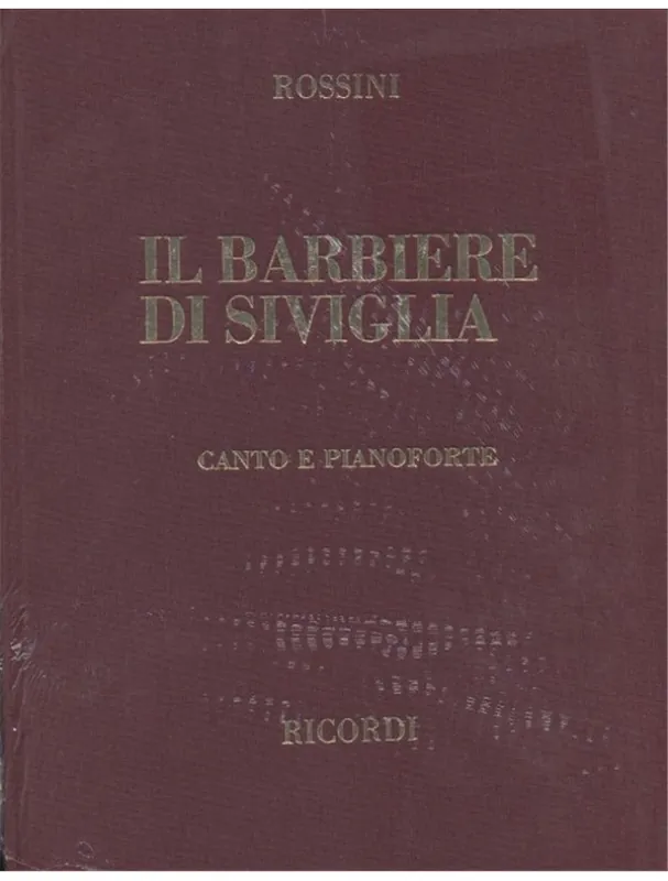 Novinka Gioachino Rossini Il barbiere di Siviglia / Lazební sevillský - tvrdá plátěná vazba (noty na zpěv, klavír)