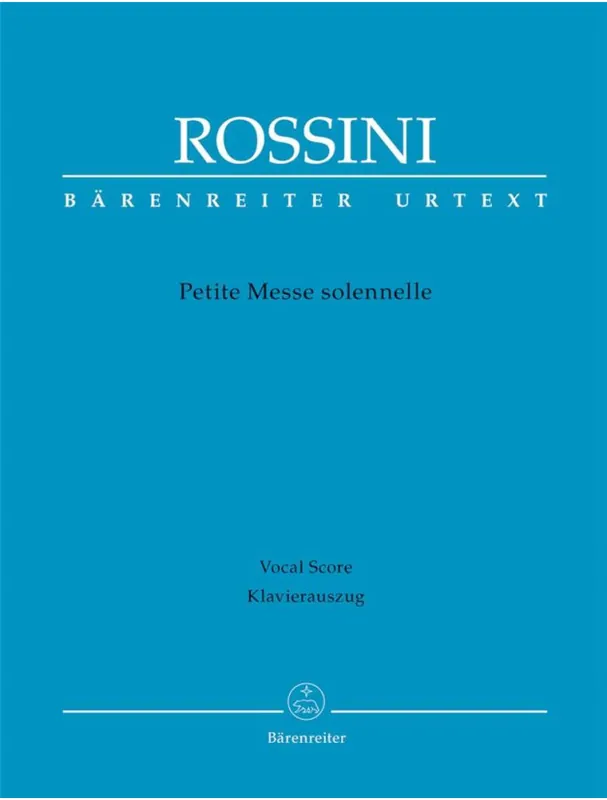 Gioachino Rossini Petite Messe Solennelle (noty klavír, zpěv) Odeslání Ihned