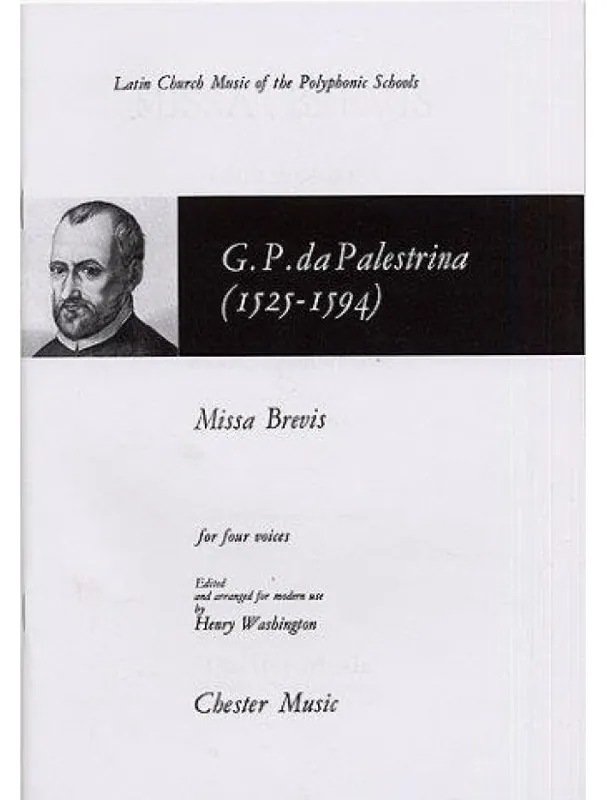 Giovanni Palestrina Missa Brevis (noty na sborový zpěv SATB) Nejlepší Cena