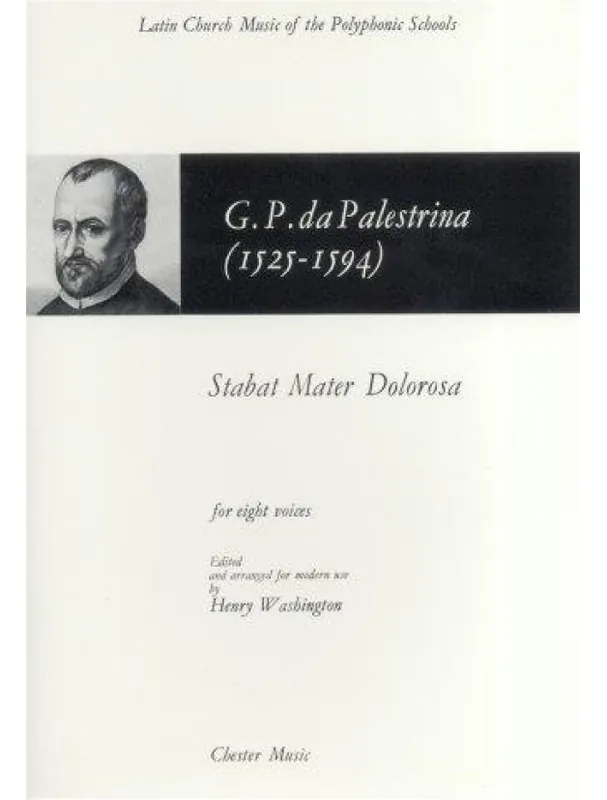 Giovanni Palestrina Stabat Mater Dolorosa (noty na sborový zpěv SATB) Sleva