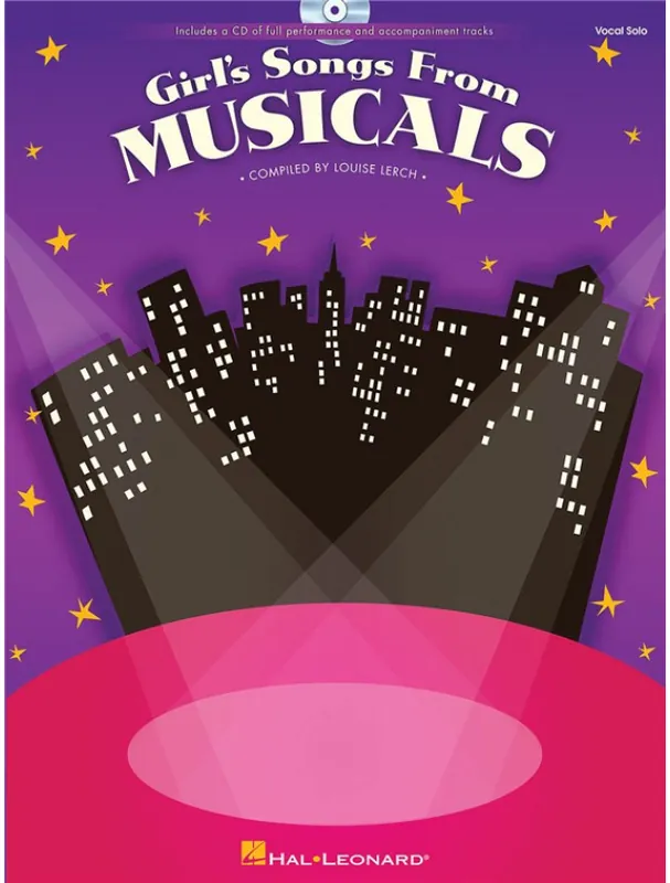 Akce Girl‘s Songs From Musicals (noty na zpěv) (+audio)