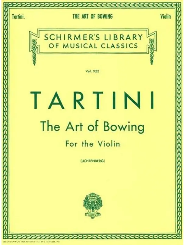 Cenově Výhodný Giuseppe Tartini The Art of Bowing (noty na housle)