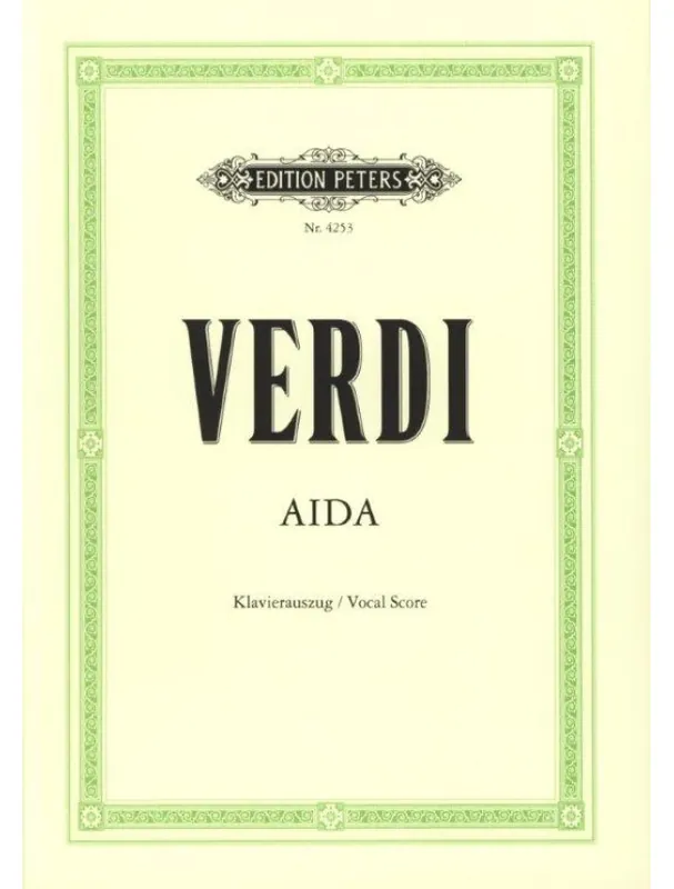 Giuseppe Verdi Aida (noty na klavír, zpěv) Pouze Dnes