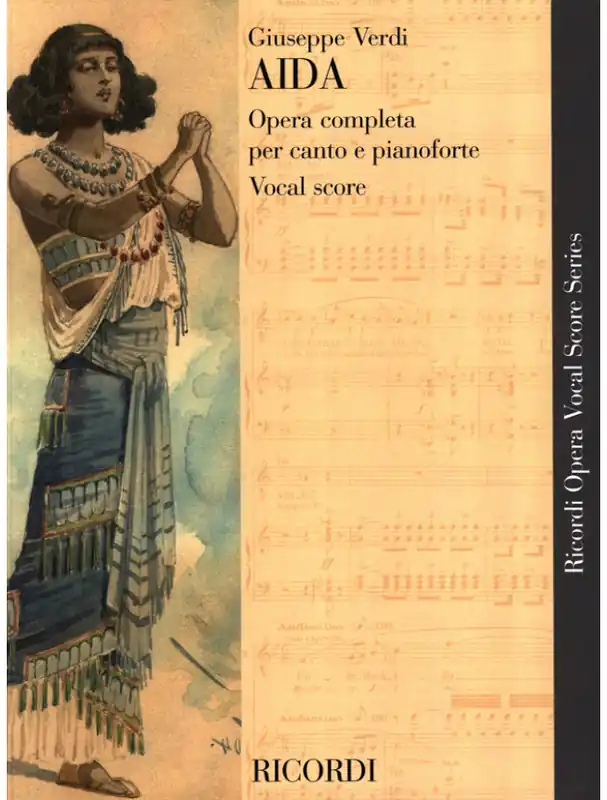 Giuseppe Verdi Aida (noty na zpěv, klavír) Vysoce Kvalitní