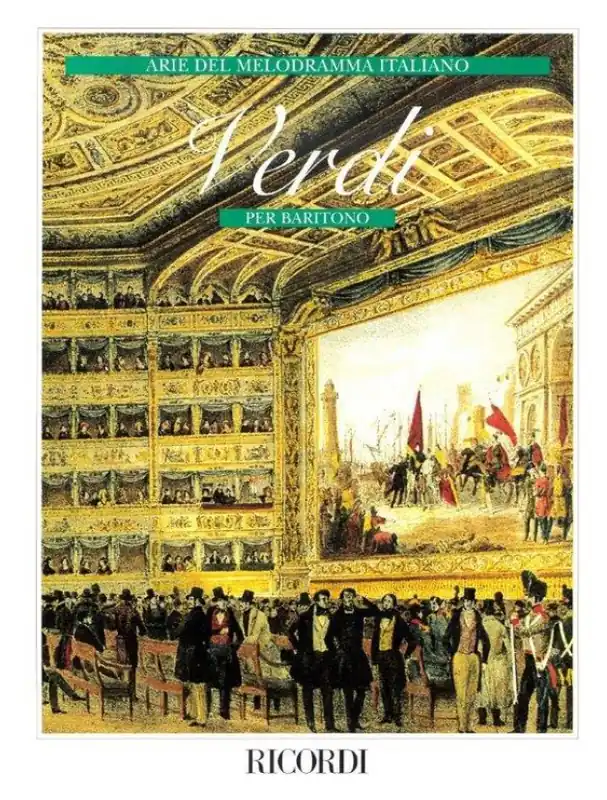 Odeslání Ihned Giuseppe Verdi Arie Per Baritono (noty na klavír, zpěv)
