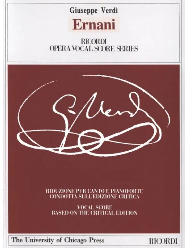 Giuseppe Verdi Ernani - IT/ENG (noty na klavír, zpěv) Horká Nabídka