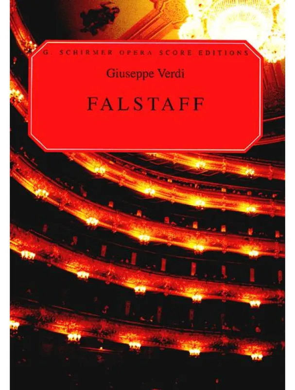 Giuseppe Verdi Falstaff (noty na zpěv, klavír) Tovární Cena