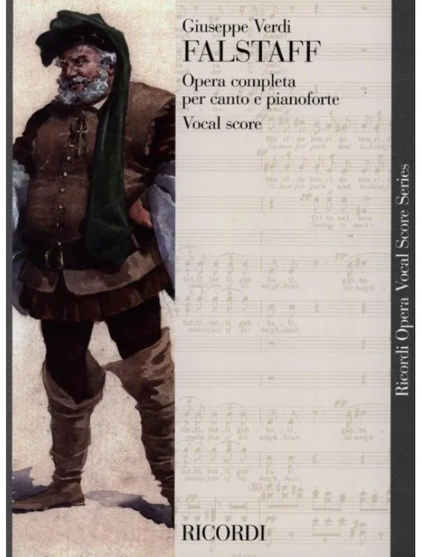 Giuseppe Verdi Falstaff - IT/ENG (noty na klavír, zpěv) Aktuální