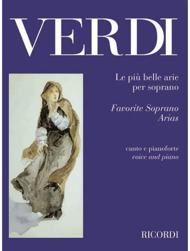 Giuseppe Verdi Le piu belle Arie per Soprano (noty na klavír, zpěv) Akční Nabídka