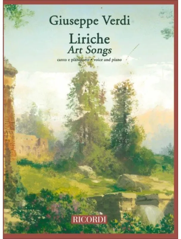 Giuseppe Verdi Liriche - Art Songs (noty na klavír, zpěv) Bezpečná Platba