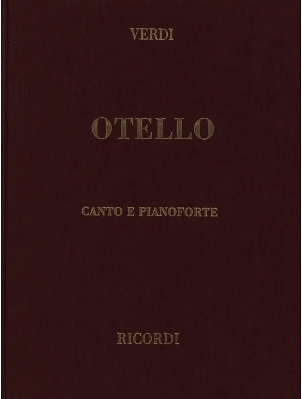 Nejprodávanější Giuseppe Verdi Otello / Othello - tvrdá plátěná vazba (noty na zpěv, klavír)