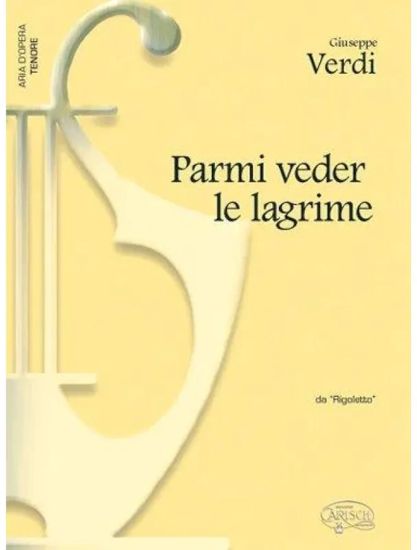 Víkendová Akce Giuseppe Verdi Parmi veder le lagrime, da Rigoletto (noty na klavír, zpěv, tenor)