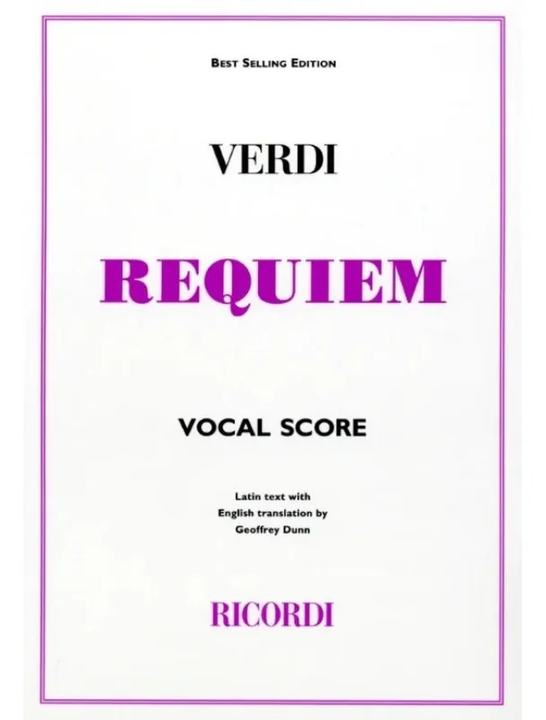 Giuseppe Verdi Requiem (noty na sborový zpěv, klavír) Ihned K Objednání
