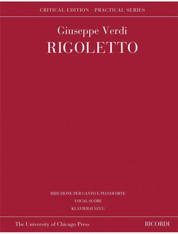 Giuseppe Verdi Rigoletto (noty na zpěv, klavír) Jen Po Omezenou Doba