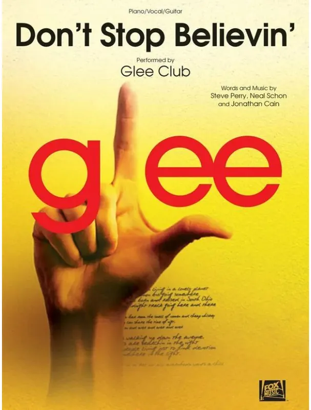Top Prodej Glee Club Don‘t Stop Believin‘ (noty na klavír, zpěv,akordy)