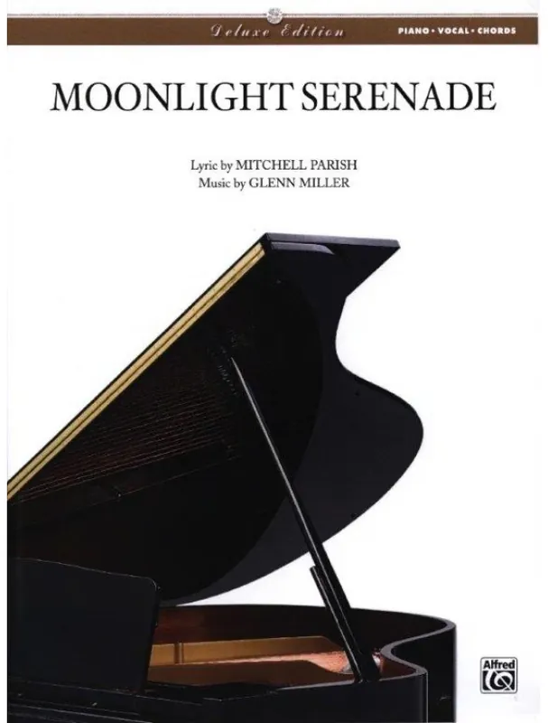 Glenn Miller Moonlight Serenade (noty na klavír, zpěv, akordy) Rychlé Dodání